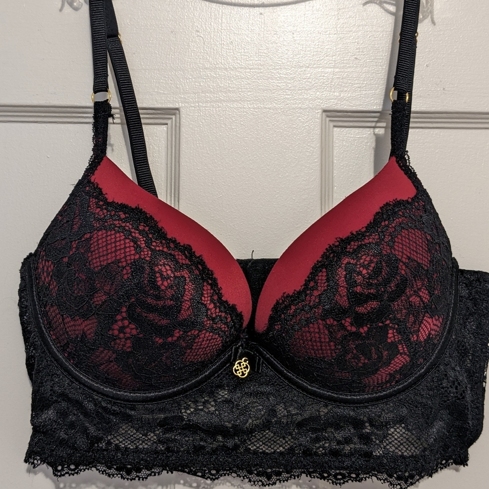 Bustier push up bra